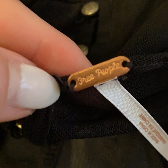 Black free people top - Picture 4 of 4